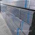 Galvanisierte Q195/Q235/Q355 Quadratische und rechteckige Stahlrohre